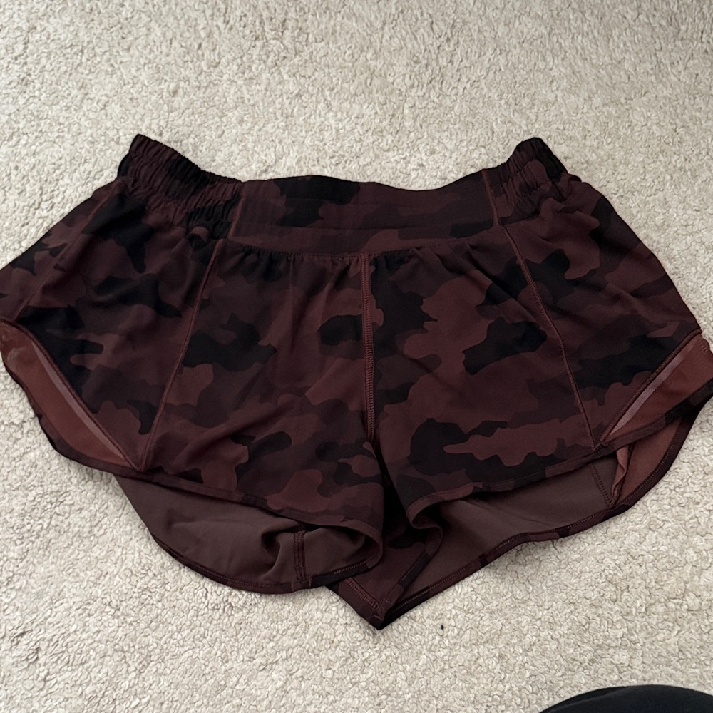 Lulu brown camo shorts